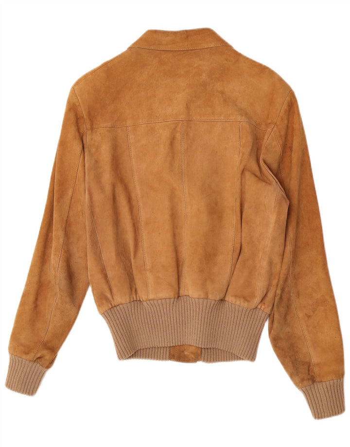 Giacca bomber scamosciata da uomo vintage IT 48 Beige medio