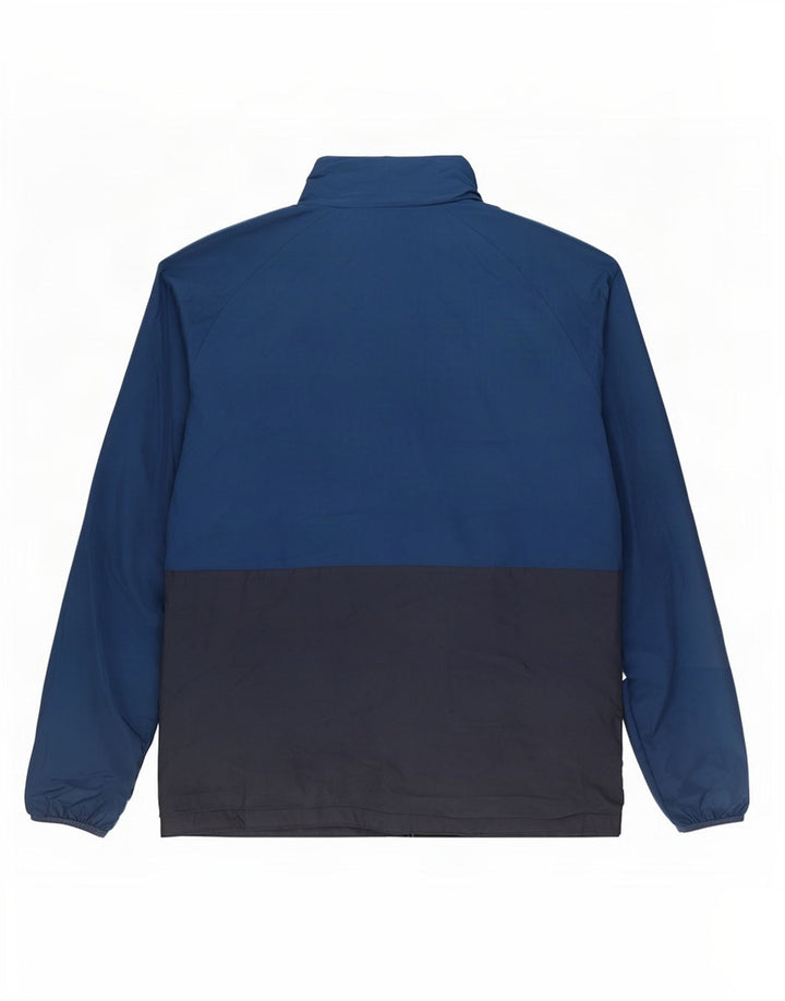 Giacca da tuta da uomo Umbro grande in poliestere color block blu navy