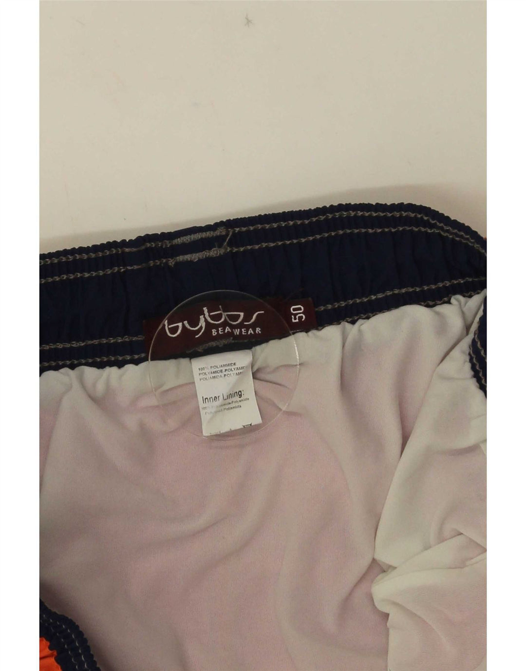 Byblos Pantaloncini da bagno da uomo IT 50 Medium Pink Colourblock in poliammide