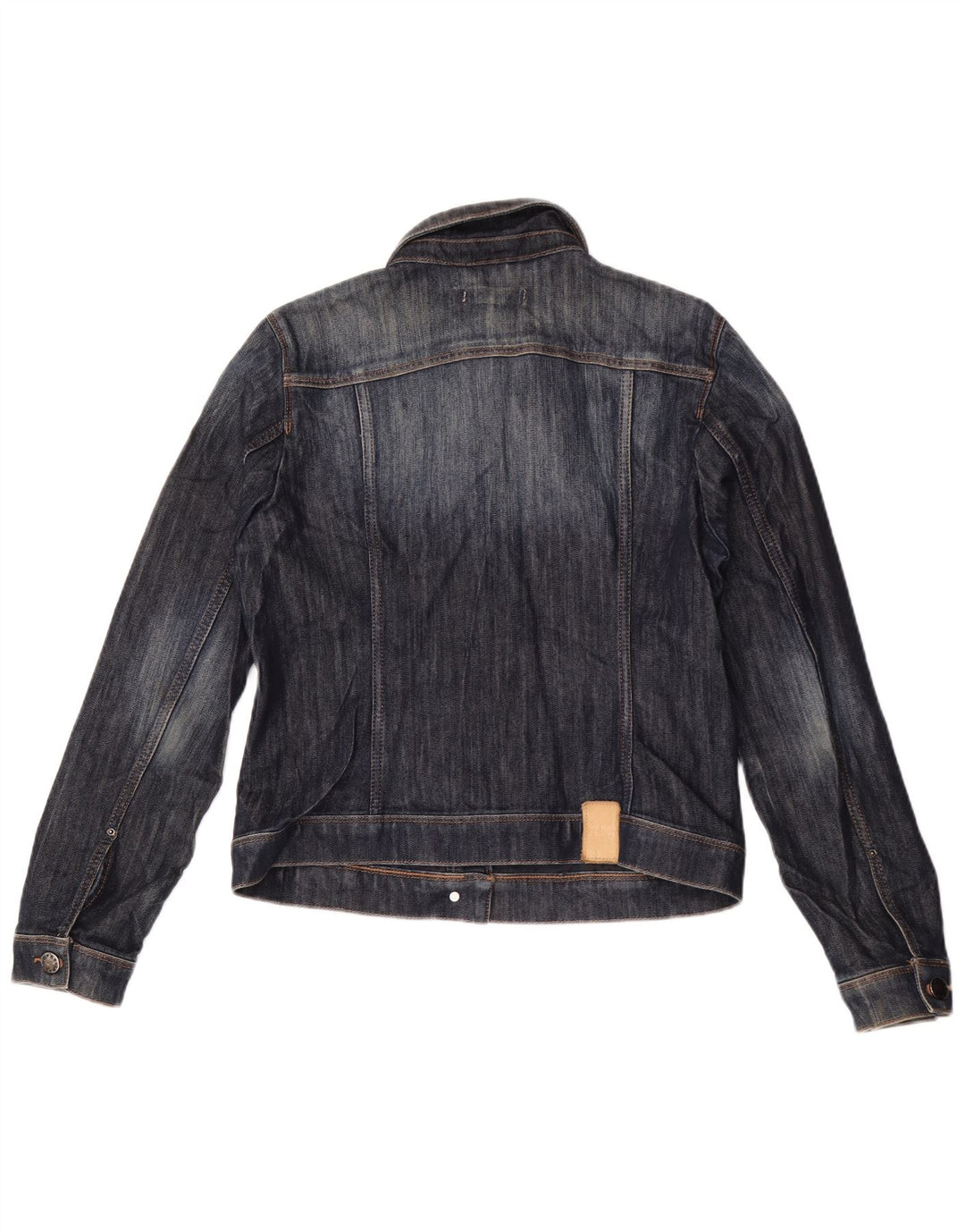 Giacca in denim corta da donna ZARA UK 18 XL Blu navy