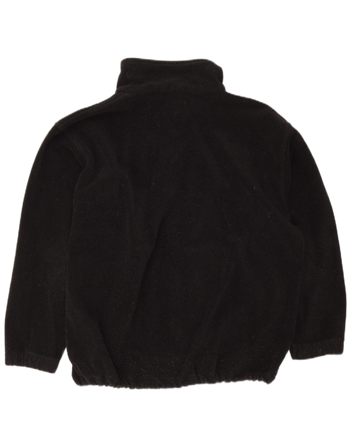 Giacca in pile vintage da uomo UK 42 XL nera