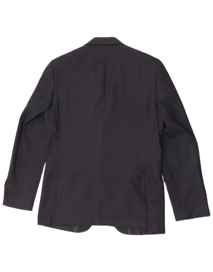 Giacca blazer a 2 bottoni da uomo Marks & Spencer UK 38 medio blu navy