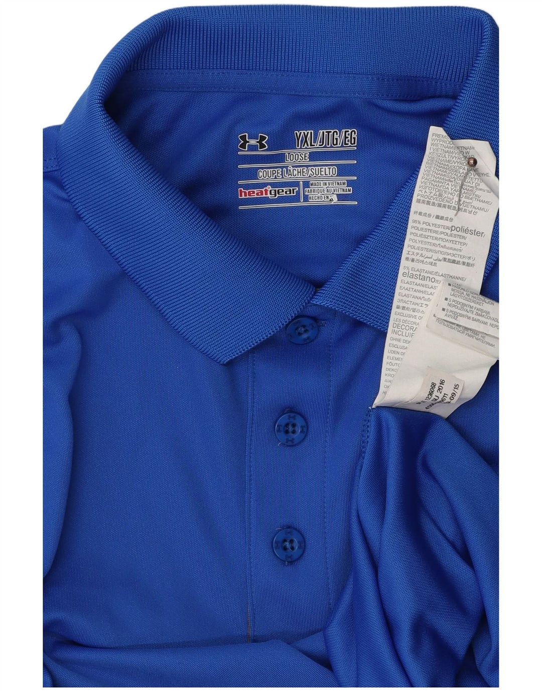 Polo da bambino UNDER ARMOUR Heat Gear 13-14 anni XL poliestere blu