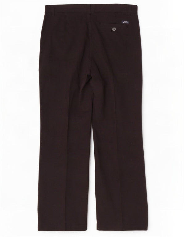 Pantaloni chino dritti da uomo Marks & Spencer W34 L29 cotone nero