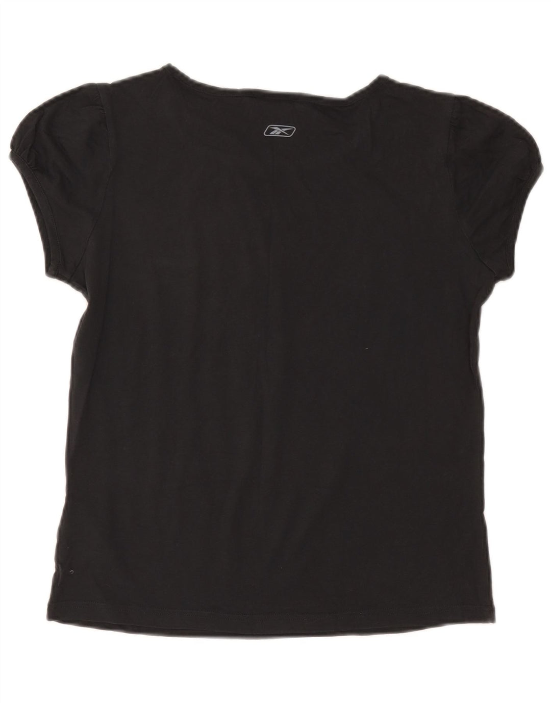 T-shirt Reebok da donna Top UK 14 Large in cotone grigio