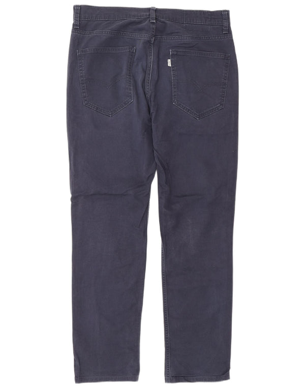 Pantaloni chino slim da uomo Levi's W32 L30 classico in cotone blu navy