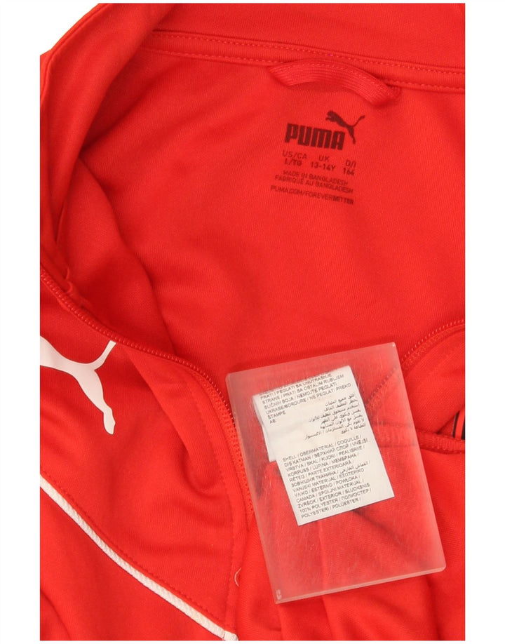 Giacca sportiva Puma da ragazzo AC Milan 13-14 anni in poliestere rosso