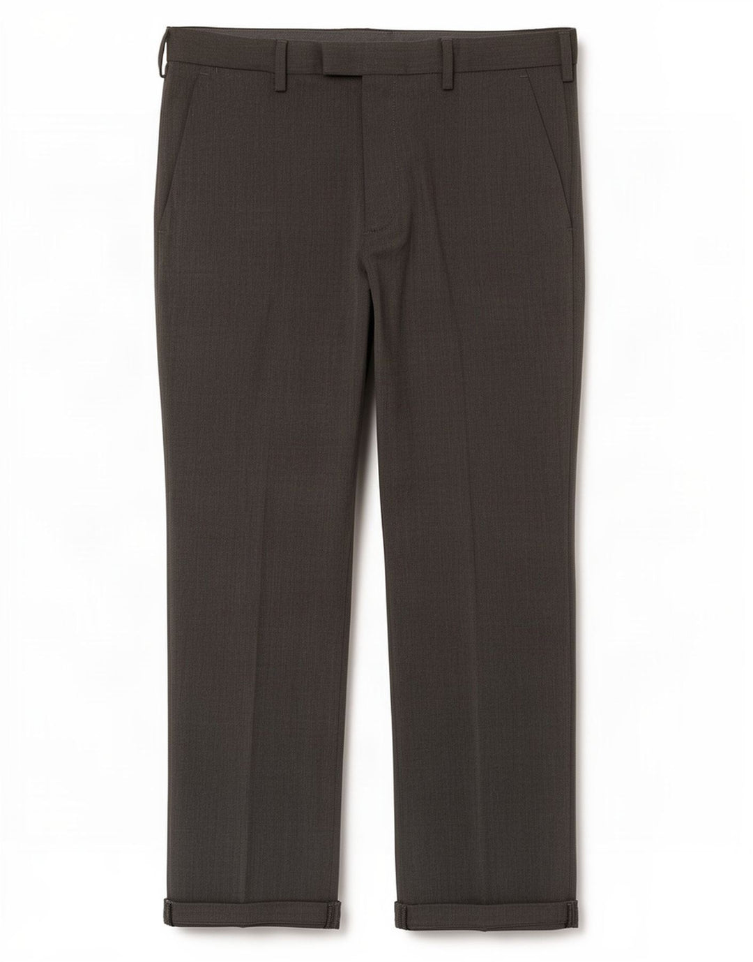 Pantaloni da abito vestibilità regolare da uomo Marks & Spencer W36 L29 poliestere grigio