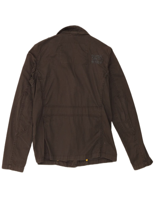 Giacca militare da donna Superdry UK 14 grande cotone kaki