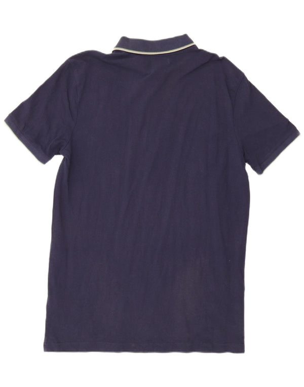 Polo Kappa da uomo XL in cotone blu navy