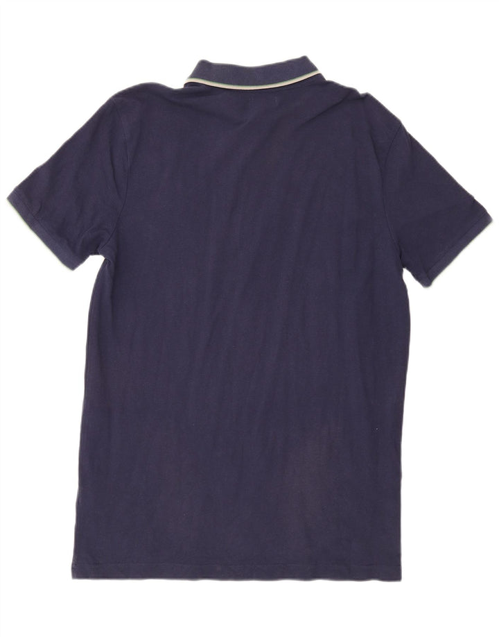 Polo Kappa da uomo XL in cotone blu navy