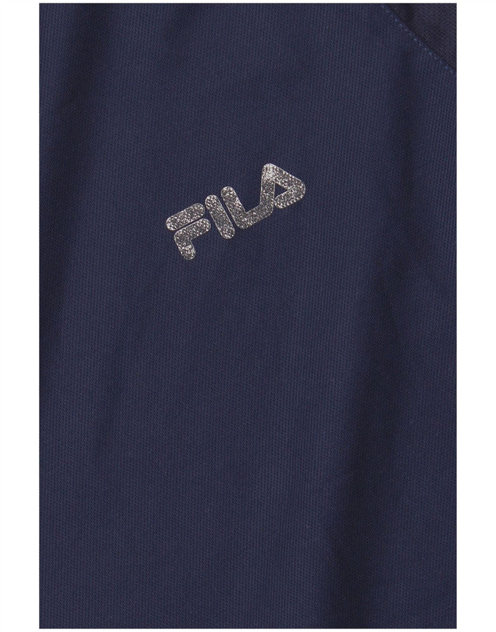 T-shirt da uomo FILA Top Small blu navy in poliestere