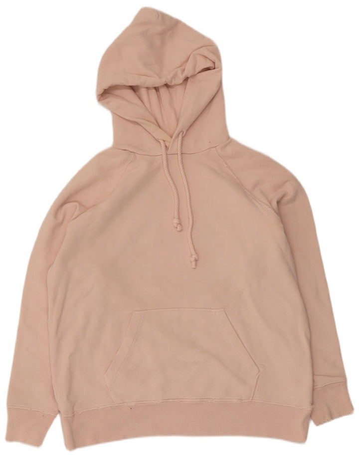 Maglione con cappuccio da donna Levi's UK 14 cotone rosa medio