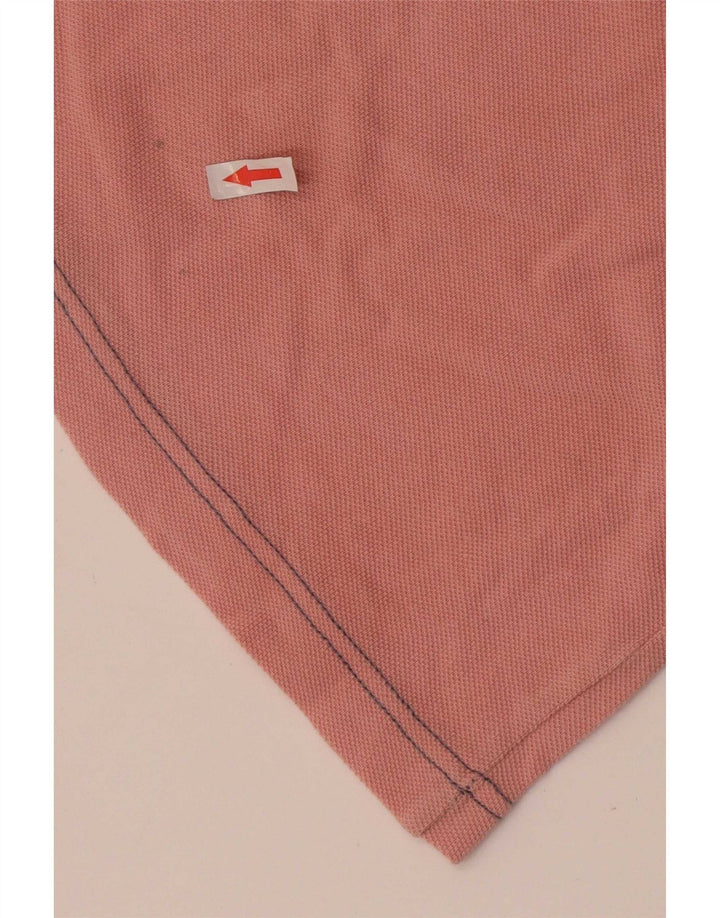 Polo da uomo Tommy Hilfiger in cotone rosa medio