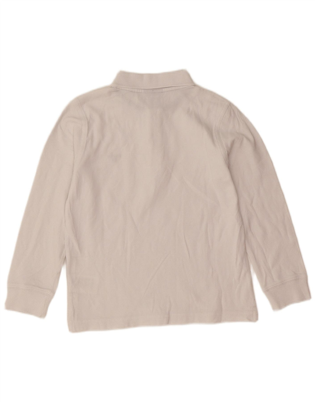Polo Gant da ragazzo a maniche lunghe Regular 7-8 anni in cotone bianco