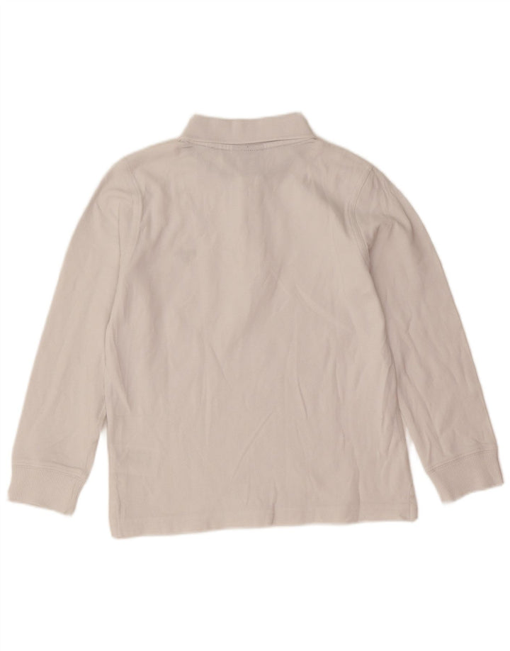 Polo Gant da ragazzo a maniche lunghe Regular 7-8 anni in cotone bianco