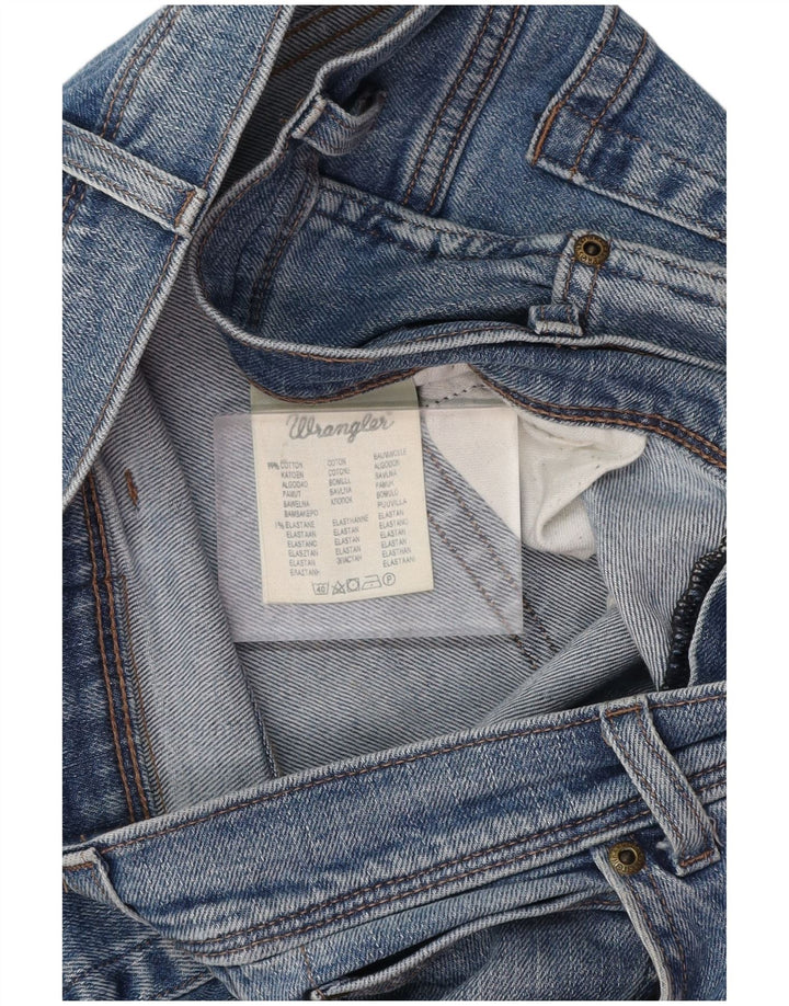 Jeans dritti da uomo WRANGLER W36 L34 cotone blu