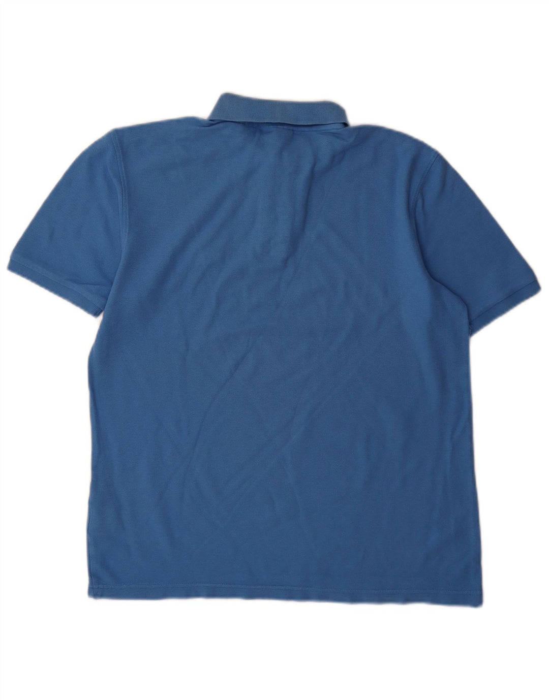 Polo da uomo Fila in cotone blu medio