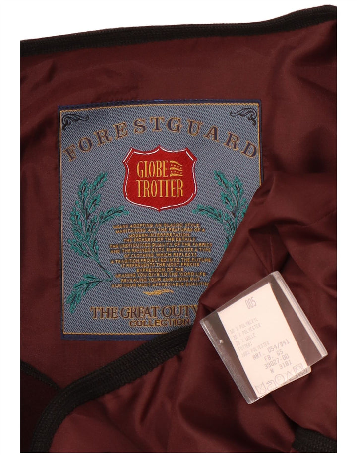 Gilet da uomo Globe Trotter UK 40 grande acrilico bordeaux