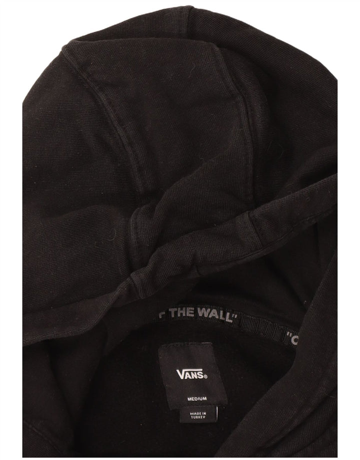 Felpa con cappuccio grafica da donna Vans UK 12 media nera