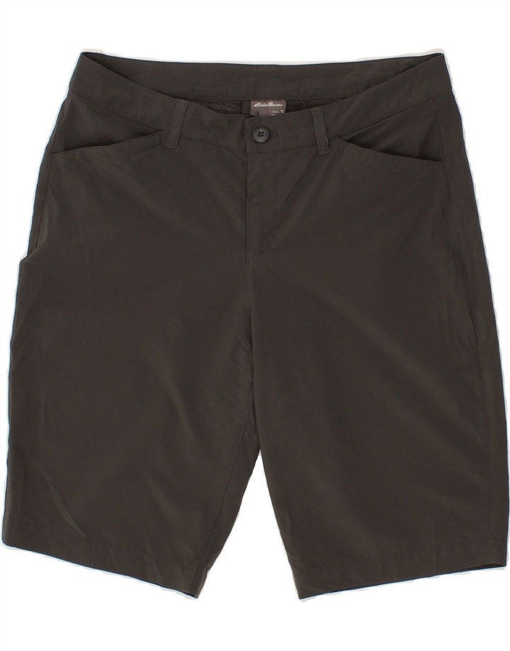 EDDIE BAUER Womens Casual Shorts US 10 Large W32  Khaki Polyester Vintage Eddie Bauer and Second-Hand Eddie Bauer from Messina Hembry 