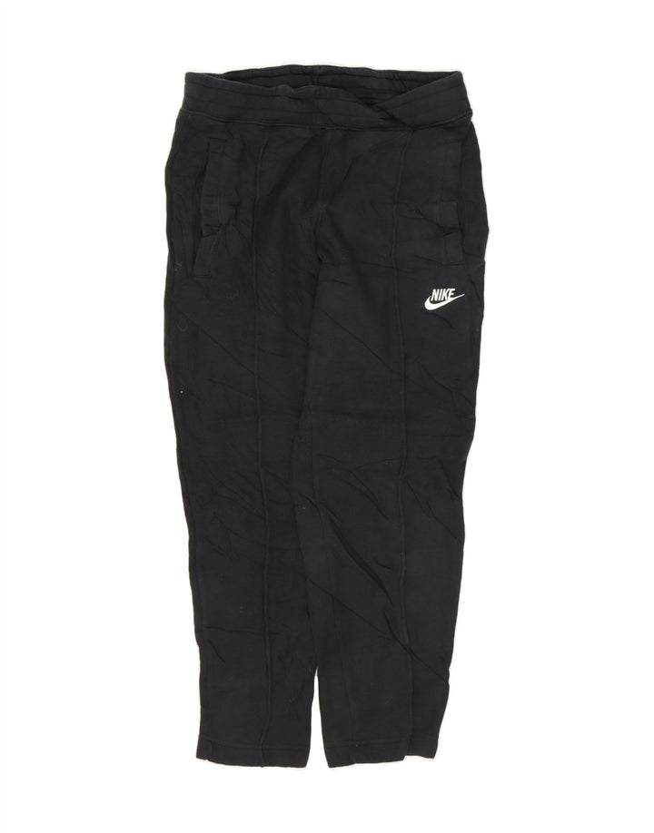 NIKE Womens Tracksuit Trousers UK 10 Small  Black Cotton Vintage Nike and Second-Hand Nike from Messina Hembry 