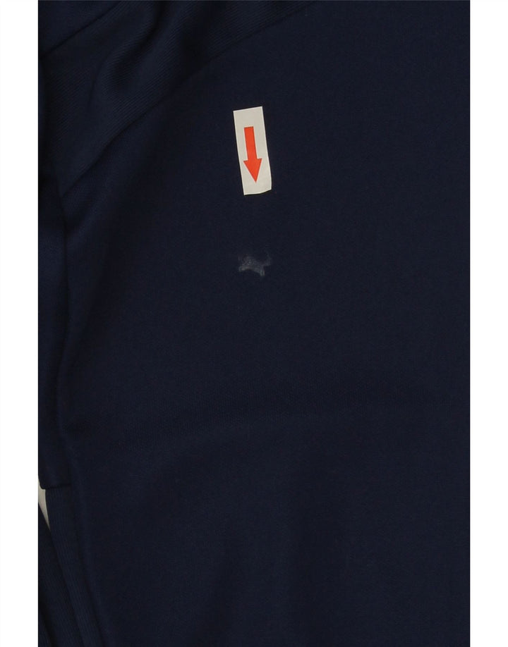 Pantaloni della tuta da ragazzo Adidas 13-14 anni in poliestere blu navy
