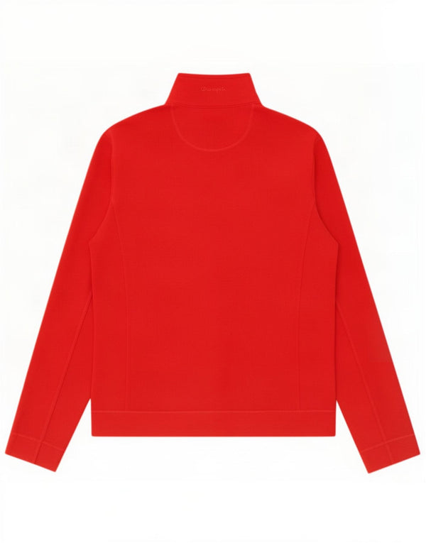 Maglione in pile da donna con collo e zip Champion UK 18 XL poliestere rosso