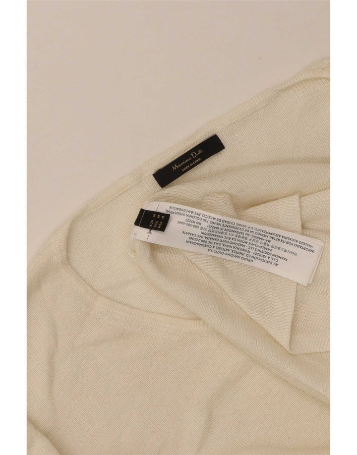 Maglia da donna a maniche lunghe Massimo Dutti UK 14 Cotone beige medio