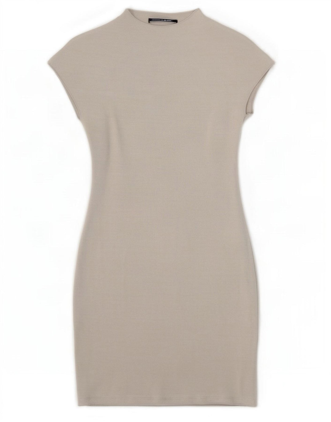 Vestito aderente da donna Zara UK 8 piccolo in viscosa grigia