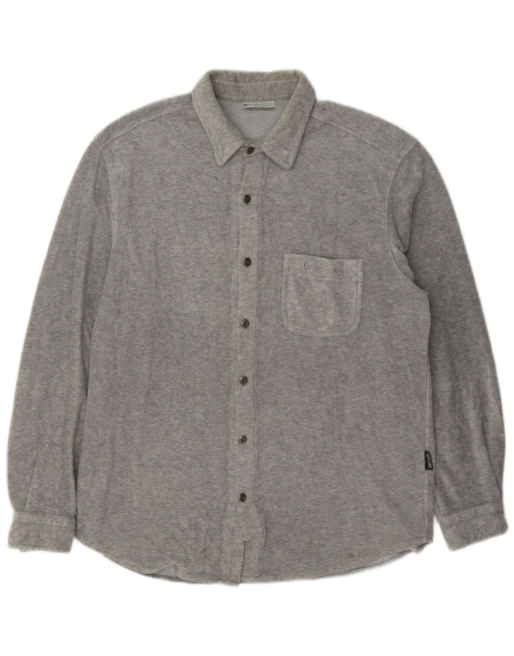 Camicia in pile da uomo Sergio Tacchini Overshirt XL Grigia