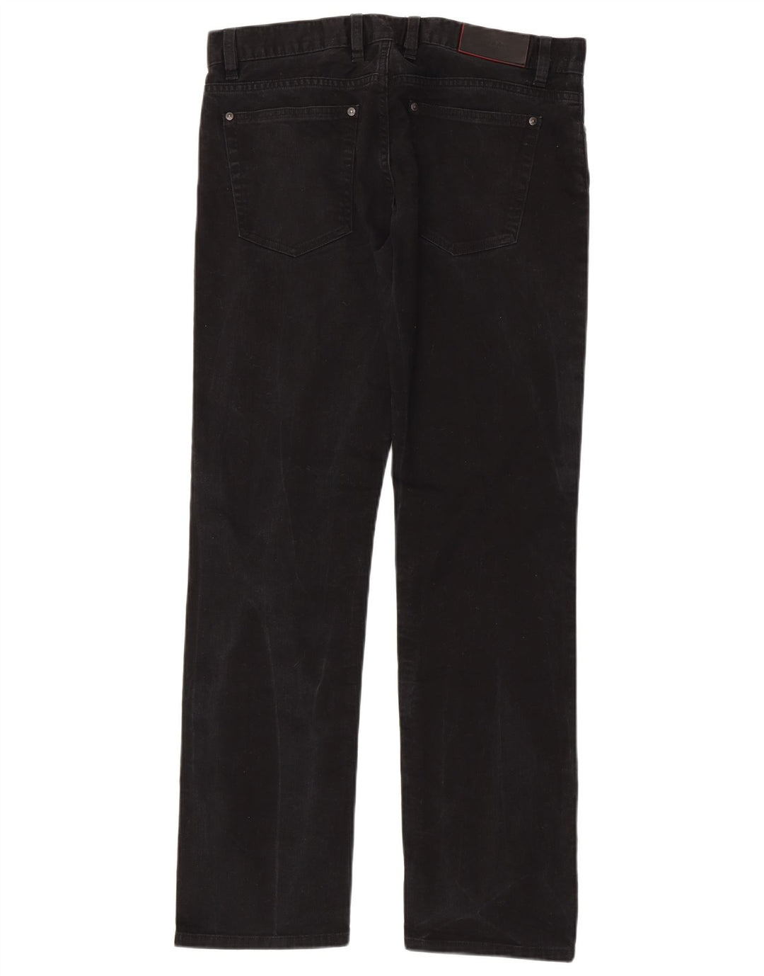 Jeans dritti da uomo Hugo Boss W33 L32 cotone nero