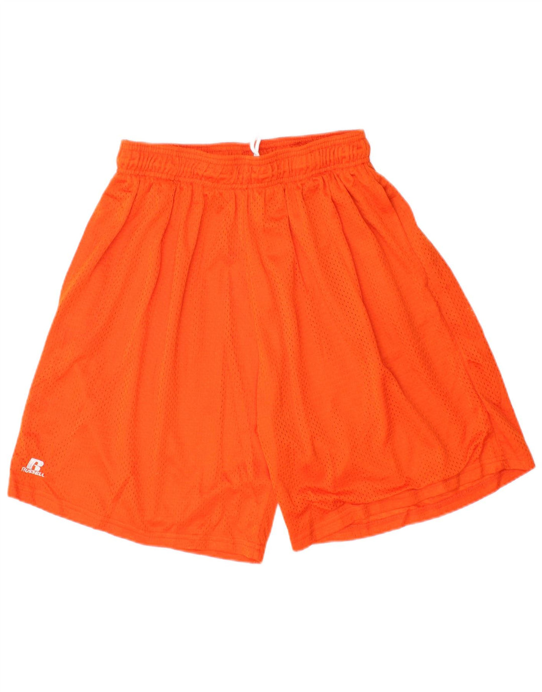 Pantaloncini sportivi da uomo RUSSELL ATHLETIC grandi in poliestere arancione