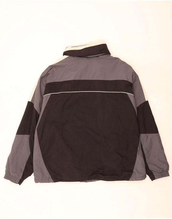 Giacca a vento con cappuccio da uomo Columbia UK 44 2XL Nylon color block nero