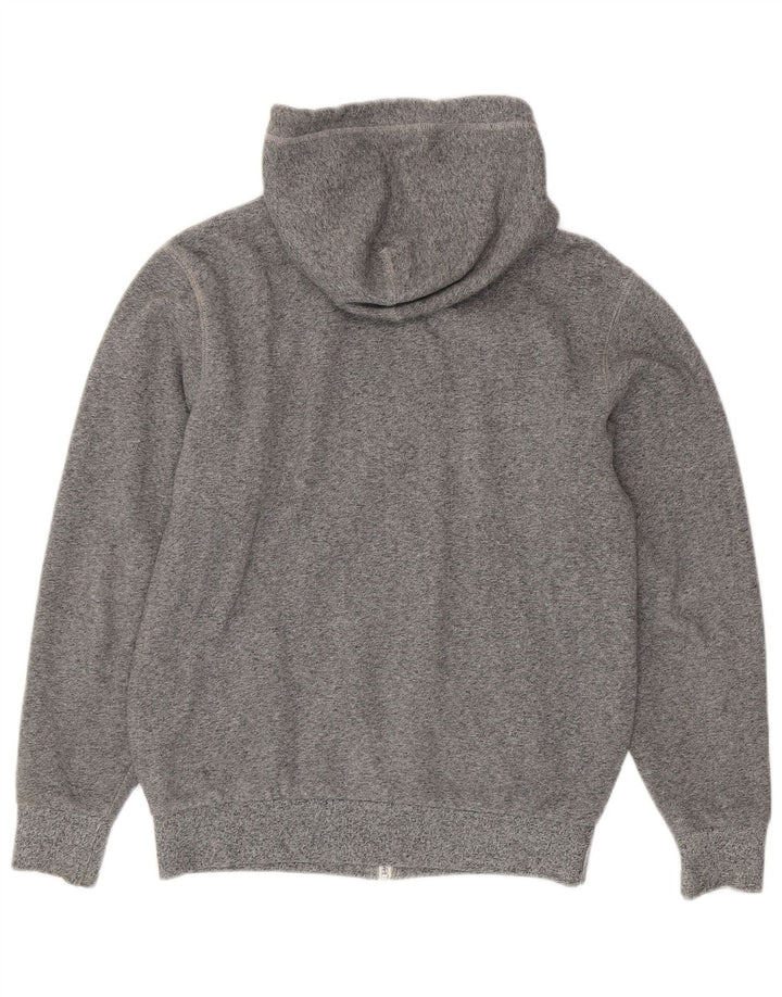 Maglione con cappuccio e zip da uomo Jack Wills in cotone grigio medio