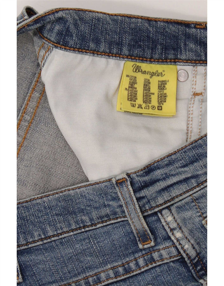 WRANGLER Jeans dritti elasticizzati Texas da uomo W36 L30 cotone blu