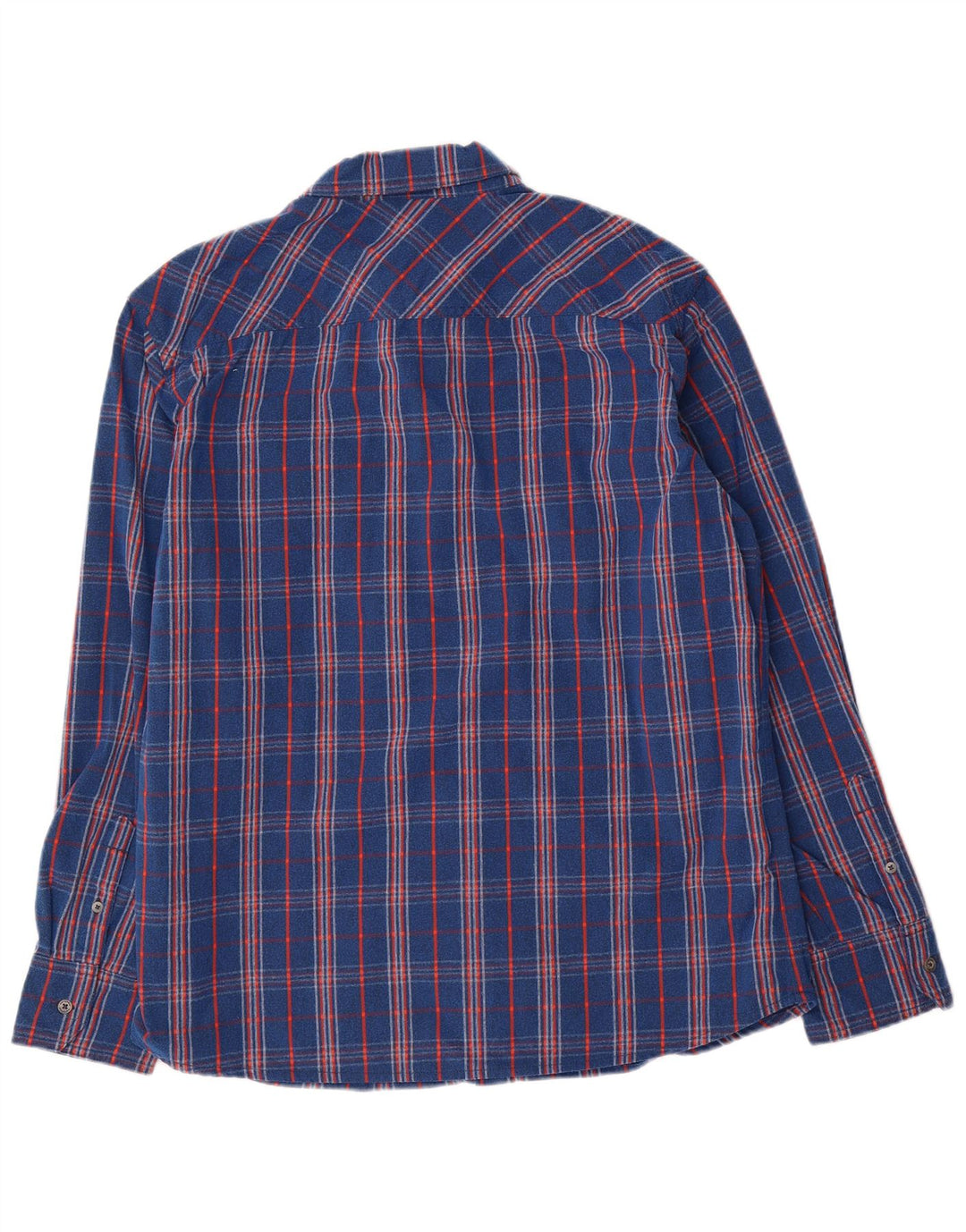 Berghaus Camicia da uomo in flanella a quadri blu grandi in poliammide