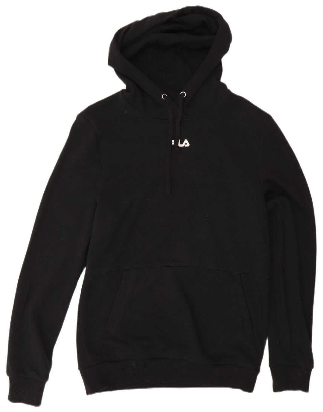 Felpa con cappuccio da uomo Fila IT 50 cotone nero medio