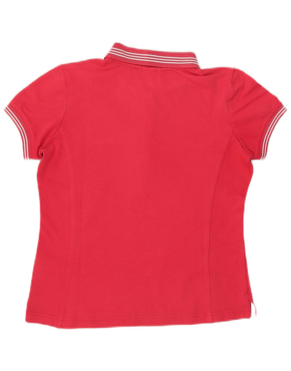 Polo corta da donna Champion Easy Fit UK 10 piccola in cotone rosa