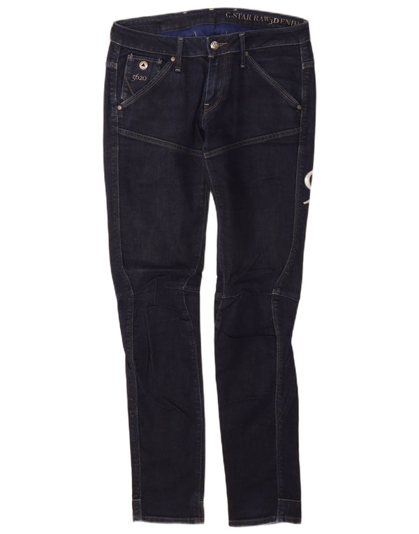 Jeans affusolati con grafica da donna G-Star W29 L32 cotone blu navy