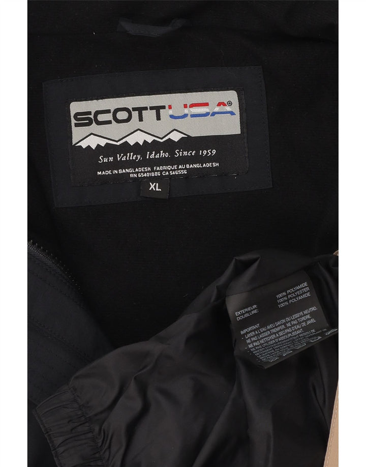 Giacca a vento da uomo Scott UK 42 XL Poliammide color block nero