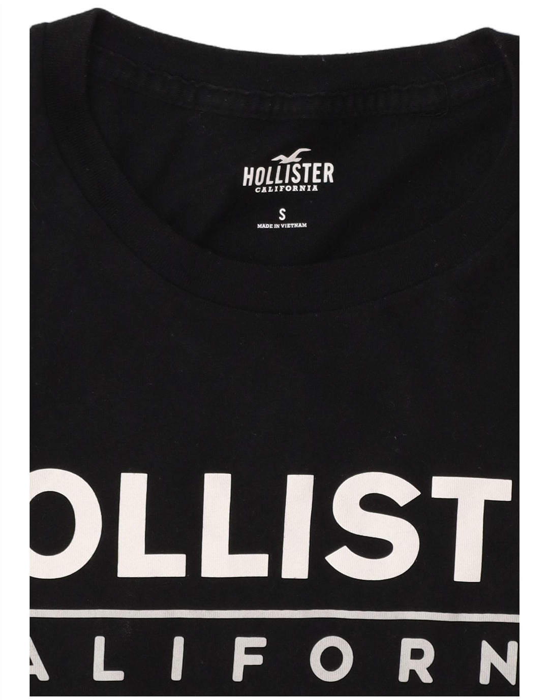 T-shirt grafica da uomo HOLLISTER Top Small Black Colourblock