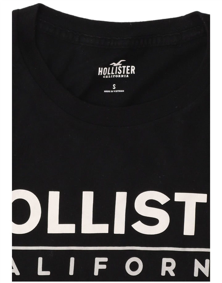 T-shirt grafica da uomo HOLLISTER Top Small Black Colourblock