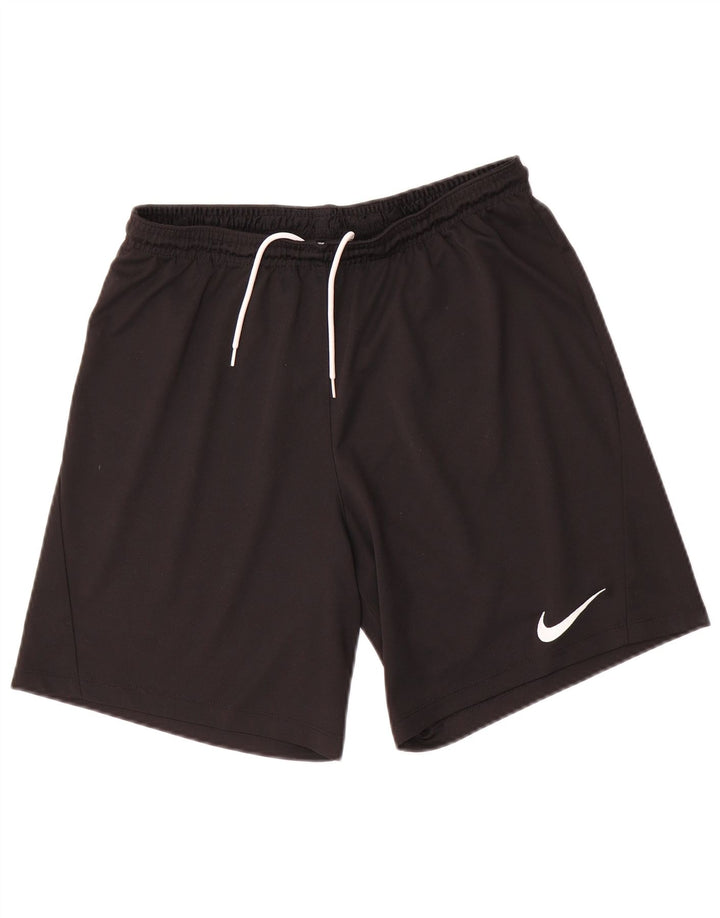 Pantaloncini sportivi Nike Dri Fit Slim Fit da uomo, grandi, in poliestere nero