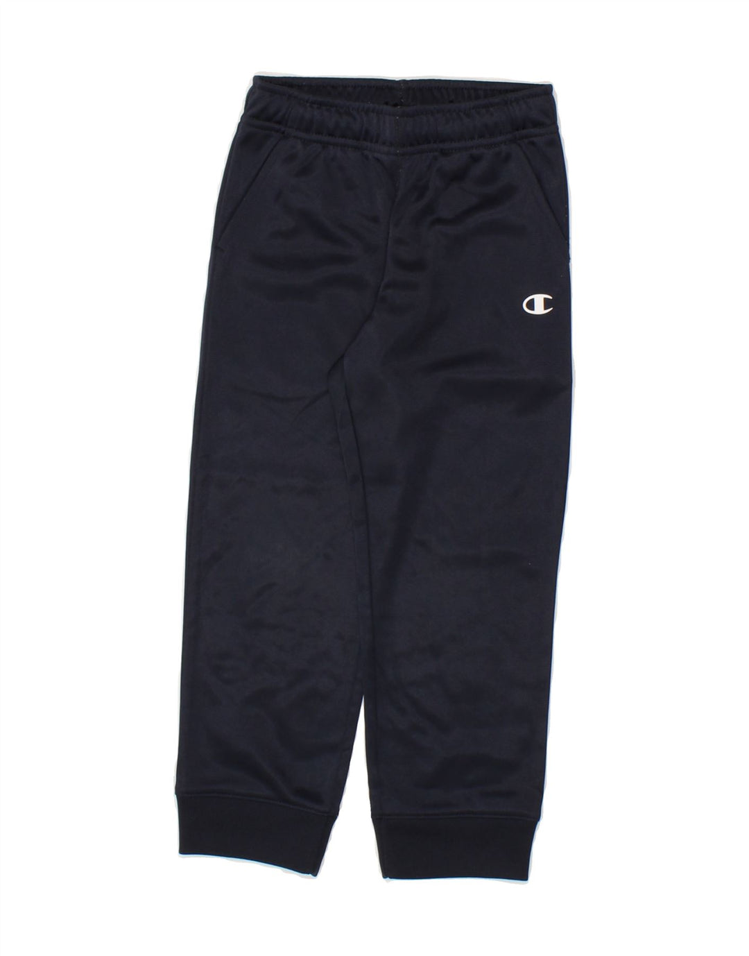 CHAMPION Boys Tracksuit Trousers Joggers 3-4 Years 2XS Navy Blue Polyester Vintage Champion and Second-Hand Champion from Messina Hembry 