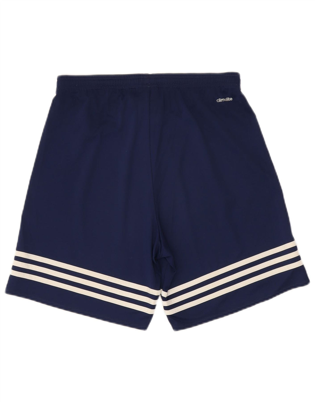 Pantaloncini sportivi Adidas Climalite da uomo piccoli in poliestere blu navy