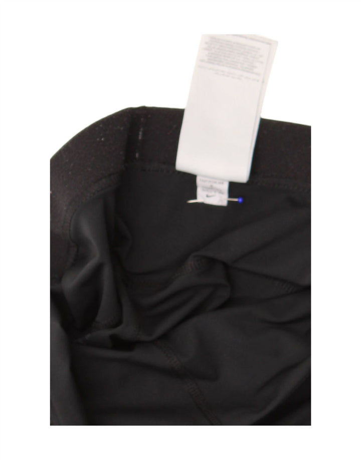 Leggings corti Nike da donna UK 12 medio nero poliestere