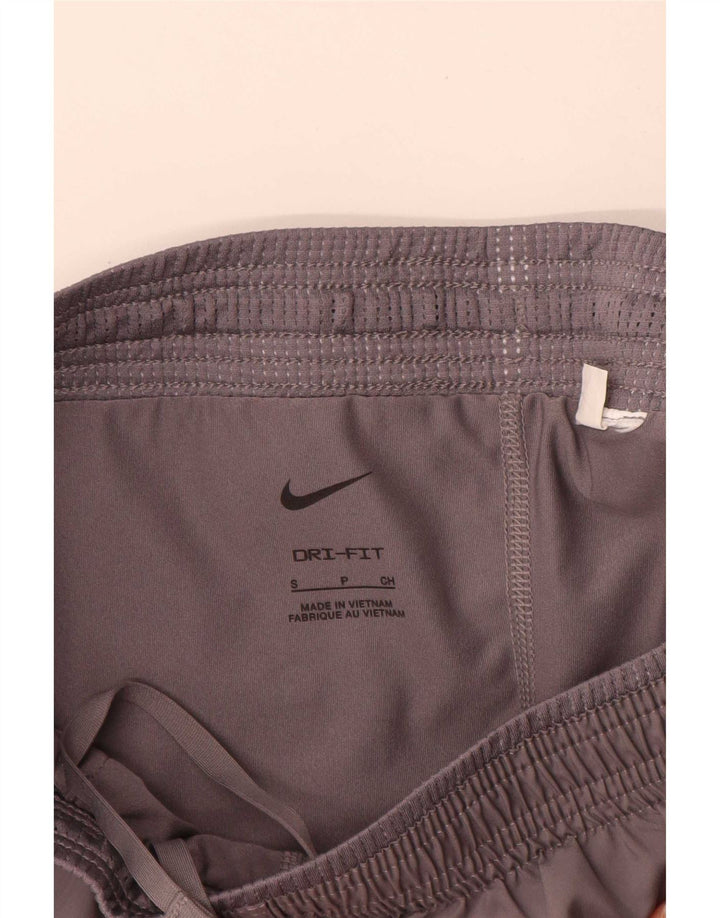 Pantaloncini sportivi Nike Dri Fit da donna UK 8 piccoli grigi