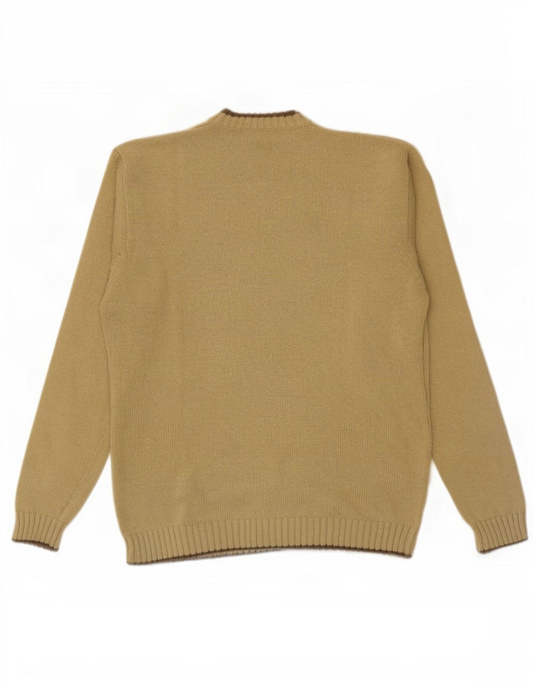 Maglione maglione con scollo a V da uomo Timberland grande cotone verde