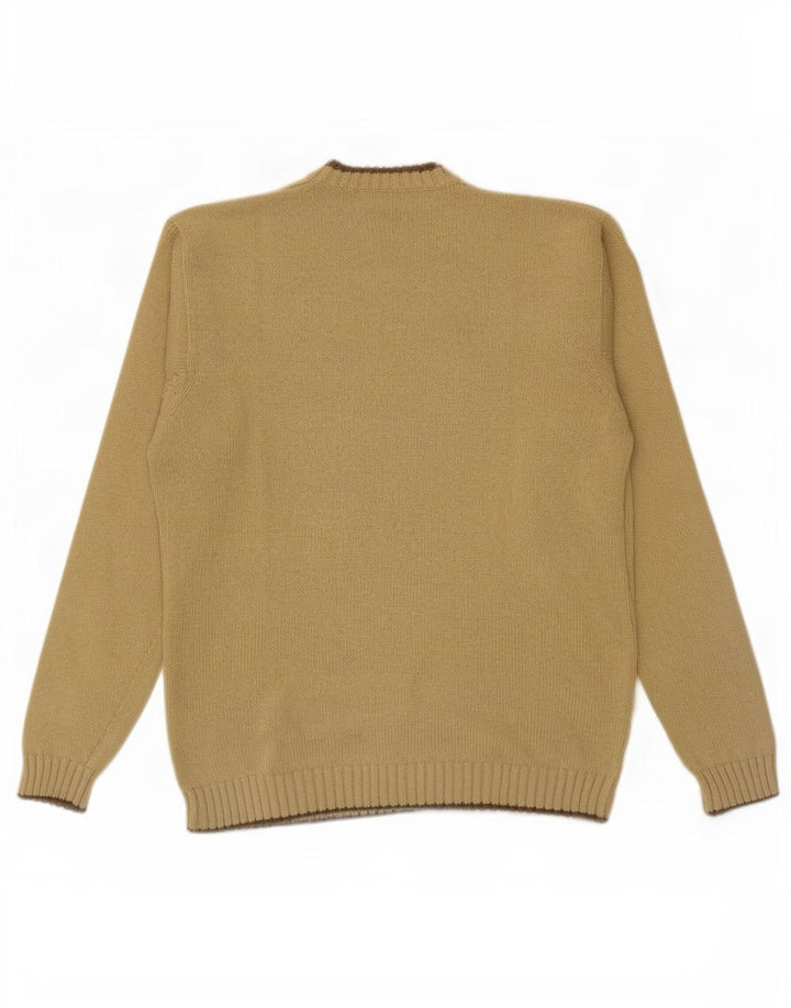 Maglione maglione con scollo a V da uomo Timberland grande cotone verde